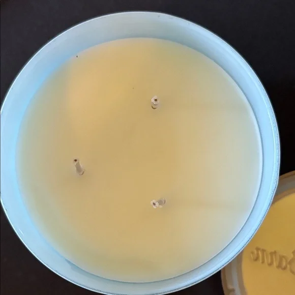White Barn Sundrenched Linen Candle in Soft Blue - Picture 2 of 4